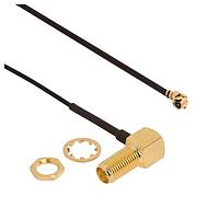 Amphenol RF 095-902-517-300 RF Cable Assemblies SMA Right Angle 1.32mm Cable,300 mm