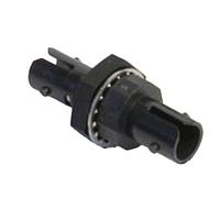 Amphenol Fiber Optics 953-120-5000 ST Connectors ADAPTER, ST BH BLK PLST BDY/NUT CRM SLV