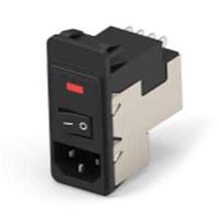 AMP Connectors - TE Connectivity PSJS0SH6A Inlets 6A SINGLE FUSE SNAP IN