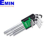 TOPTUL GAAL0911 9PCS Long Type Hex Key Wrench Set