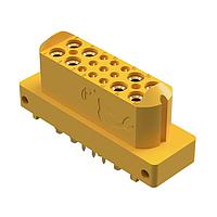 Amphenol Positronic GFSH89F3H Connectors Mixed Density Power Connector,8 size 16 and 9 size 22 contacts,Socket (Female),Straight Solder