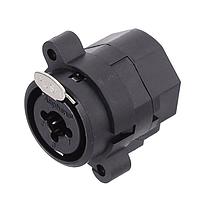 Amphenol Audio ACJC9S BULK Receptacles 1/4" XLR Dual Chassis Mount C Type Stereo Solder Contacts Switching XLR