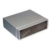 Hammond Manufacturing 1598DSGY Instrument ABS w/Alum. Ends 7.09x8.11x2.52" Grey