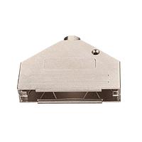 Amphenol CONEC 165X02639X Strain Relief Backshell DSUB MET HOOD9-37POS STR ENTRY JK SCRWS