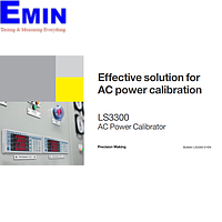 Effective solution for AC power calibration