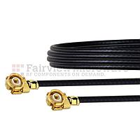 Fairview  FMCA1056 UMCX 2.1 Plug to UMCX 2.1 Plug Cable 0.81mm Coax and RoHS Compliant