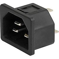 Schurter 6173.0011 AC Power Entry Modules Protect Cls-I Solder Term SnapIn1/20mmBlk