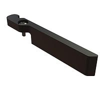 Wakefield Thermal 452E-200VRB-JT Ejectors Ejector, 2" L, 7075-T6 Aluminum, Right Hand, Black Anodize, Injection, Thick