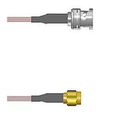 Amphenol Custom Cable Q-0K03C000R010i RF Cable Assemblies BNC-SP/SMA-SP G316D 10I