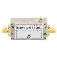 Fairview  SLNA-010-40-08-SMA 40 dB Gain 0.8 dB NF Low Noise High Gain Amplifier Operating From 10 MHz to 1,000 MHz with 18 dBm P1dB and SMA
