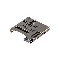 Same Sky (formerly CUI Devices) MSD-6-A Card Connectors 9 Positions, Push In, Auto Eject Out, SMT, 1.85 mm Height Above Board,
