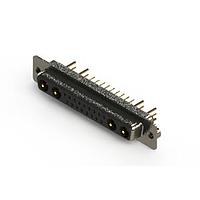 EDAC 628-21W4224-7T2 Mixed Contact D-Sub Connectors Vertical Combo Dsub