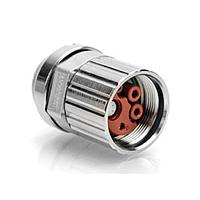 Amphenol SINE Systems MB1WSN8H00 Straight 8POS FEMALE PLUG STR PANEL MOUNT THREAD