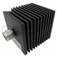 Fairview  SA18N507-30 30 dB Fixed Attenuator N Male To N Female Directional Up To 18 GHz Rated To 50 Watts With Black Aluminum Heatsink Body