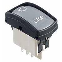 APEM KH137AAZEEG22N09XX10 Rocker Switches ROCKER SWITCH KG PROTECTED