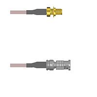 Amphenol Custom Cable Q-2W05H0005024i RF Cable Assemblies SMA-SJB/HDBNC-SP G316 24I