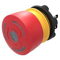 EAO 84-5130.0020 Pushbutton Switches Switch emergency-stop, 1NC+1NO, non illuminated, ST, green indication ring
