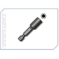 Crossman 48-546 Magnetic Power Nutsetters Bits (10mm, 45mm L)