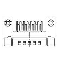 Molex / FCT 173109-0216 D-Sub Connectors - Standard Density FCT DSUB RA PC PLG 25 PN W/JKPOST