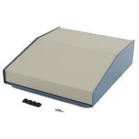 Hammond Manufacturing 1456KL3WHBU Sloped 15 Degree Slope Alum 11.3x3x10"Beige/Blu