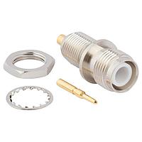 Amphenol RF 122463RP-50 Connectors TNC StrghtSolderJack .085SemiRigid 50 Oh