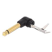 Amphenol Audio ACPM-TB-AU Phone Connectors 1/4" MONO PHONE PLUG RIGHT ANGLE, GOLD