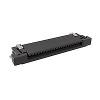 Amphenol FCI SFV21R-2STE1HLF Board Mount 0.50mm Flex Connector, SFV-R Series, 21 Position, Top Side Contact, Side Entry Surface Mount ZIF Connector, Halogen Free, Lead Free
