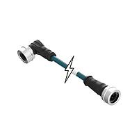 Molex 1201080076 Sensor Cables / Actuator Cables MIC 4P M/MP ULOCK ST/90 5M