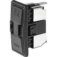 Schurter 3-141-376 Shock-Safe Fuseholder FXP Shock-Safe High Performance Fuseholder; Accepts 6.3 x 32 mm; Tool Accessible Fusedrawer; Snap-in 3.0 mm panel