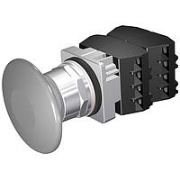 SIEMENS 52PM9V6D Pushbutton PUSHBUTTON,MOM,GRY,2 1/2" PLST,2POS,4BJK