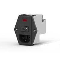 Corcom - TE Connectivity PE0S0SS3B Inlets 3A SINGLE FUSE HORIZONTAL MOUNT