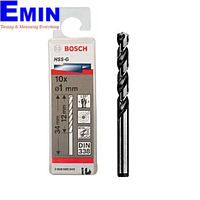 BOSCH HSS-G 1mm Drill Bit (Hộp 10 mũi)