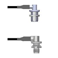 Amphenol Custom Cable Q-1S0490008060i RF Cable Assemblies N-RJB/TNC-RJ RG58 60I