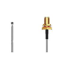 GCT (Global Connector Technology) CAB547RF-0050-A-1 RF Cable Assemblies U.FL2SMA R Mt BHJck, IP68, L=50mm, 1.13mm cable 6GHz