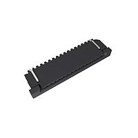 Amphenol FCI SFW15R-6STE1LF Board Mount 1.00mm Flex Connector, SFW-R series, 15 Position, Top side Contact, Side Entry Surface Mount ZIF CIC Connector, Lead Free.