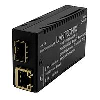 Lantronix M/GE-PSW-SFP-01-URX-NA Media Converters 10/100/1000BaseTX to 1000Base SFP Uni Directional RX w/ -NA Pwr