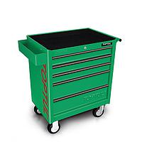 TOPTUL GT-16307 W/5-Drawer Tool Trolley (163 pcs; Green)