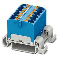 PHOENIX CONTACT 3273682 Push-In Distribution Block PTFIX 12X4-NS35A BU