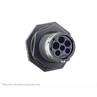 Eaton Souriau-Sunbank UTGX7103W3S Receptacles Jam nut receptacle, without backshell, for 6 female contacts, IP68/69K