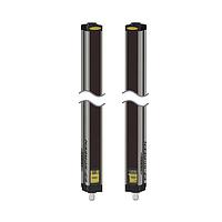 Banner Engineering SLSP30-450Q85 Safety Light Curtains EZ-SCREEN Pair; Resolution: 30 mm; Range: 18 m (60 ft); Defined Area: 450 mm (17.7 in); Housing Length: 522 mm (20.6 in); Connection: Receiver 8-pin M12 Connector; Emitter: 5-pin M12 Connector, with test input