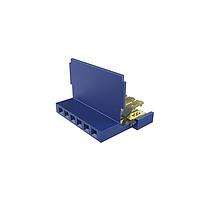 Amphenol FCI 65801-035LF Connectors Clincher™ Flex Connectors, Receptacle Assembly, Single Row, 6 Positions, 2.54mm (.100in) Pitch.