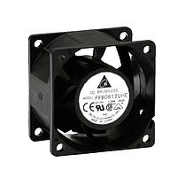 Delta Electronics, Inc. PFB0812EHE-R00 Axial DC Axial Fan, 80x38mm, 12VDC, Locking Speed Sensor