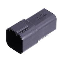 Amphenol SINE Systems AT04-6P-RD01BLK Connectors 6 Pin Recept. w/ Red. Dia Seal BLK