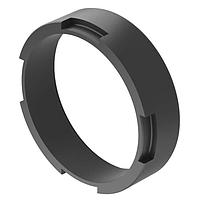 EAO 84-905 Switch Hardware Fixing nut,  28 mm, Plastic, Black