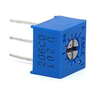 Bourns 3362U-1-104RLF 0.25 in Square Trimming Potentiometer 1/4"SQ 100KOHMS 10% 0.5WATTS
