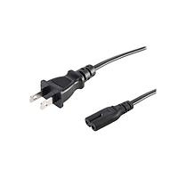 Same Sky (formerly CUI Devices) AC-C7-L-G JP AC Power Cord AC Cord Japan, C7 for C8 inlet, VCTFK 0.75MM/2, 3M, Dark Gray