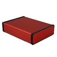 Hammond Manufacturing 1455T2201RD PC Board Alum w/Medal Ends 8.66x6.50x2.03" Red