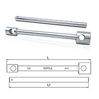 TOPTUL CTIB4121 Double-End Truck Wrench W/Bar (6PTxSquare) (41(Hex)x21(SQ)mm L=17")
