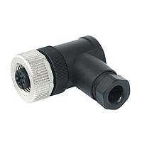 Murrelektronik 7000-12981-0000000 Connectors M12 FEMALE 90 FIELD-WIREABLE SCREW TERM., 4-pol. max.0,75mm 4-6mm