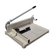 Paper cutter for office document trimming and finishing tasks